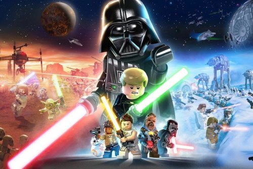 Promotional art of Lego Star Wars The Skywalker Saga.