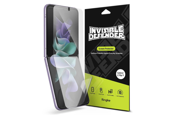 محافظ صفحه نمایش Ringke Invisible Defender برای Samsung Galaxy Z Flip 3.