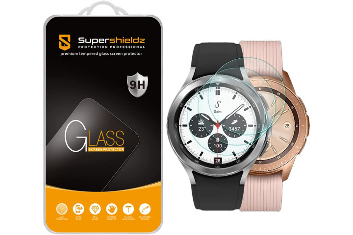 Samsung Galaxy Watch 4 Classic için Supershieldz Temperli Cam Ekran Koruyucu.
