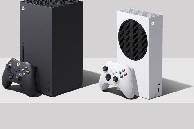 Microsoft Xbox Series X और Series S गेम कंसोल।