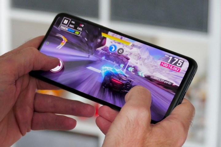 Game being played on the Xiaomi Redmi Note 10S.