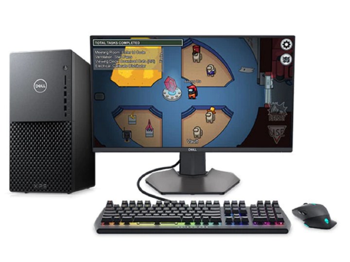 The Dell XPS Desktop bundled with the Dell S2522HG gaming monitor.