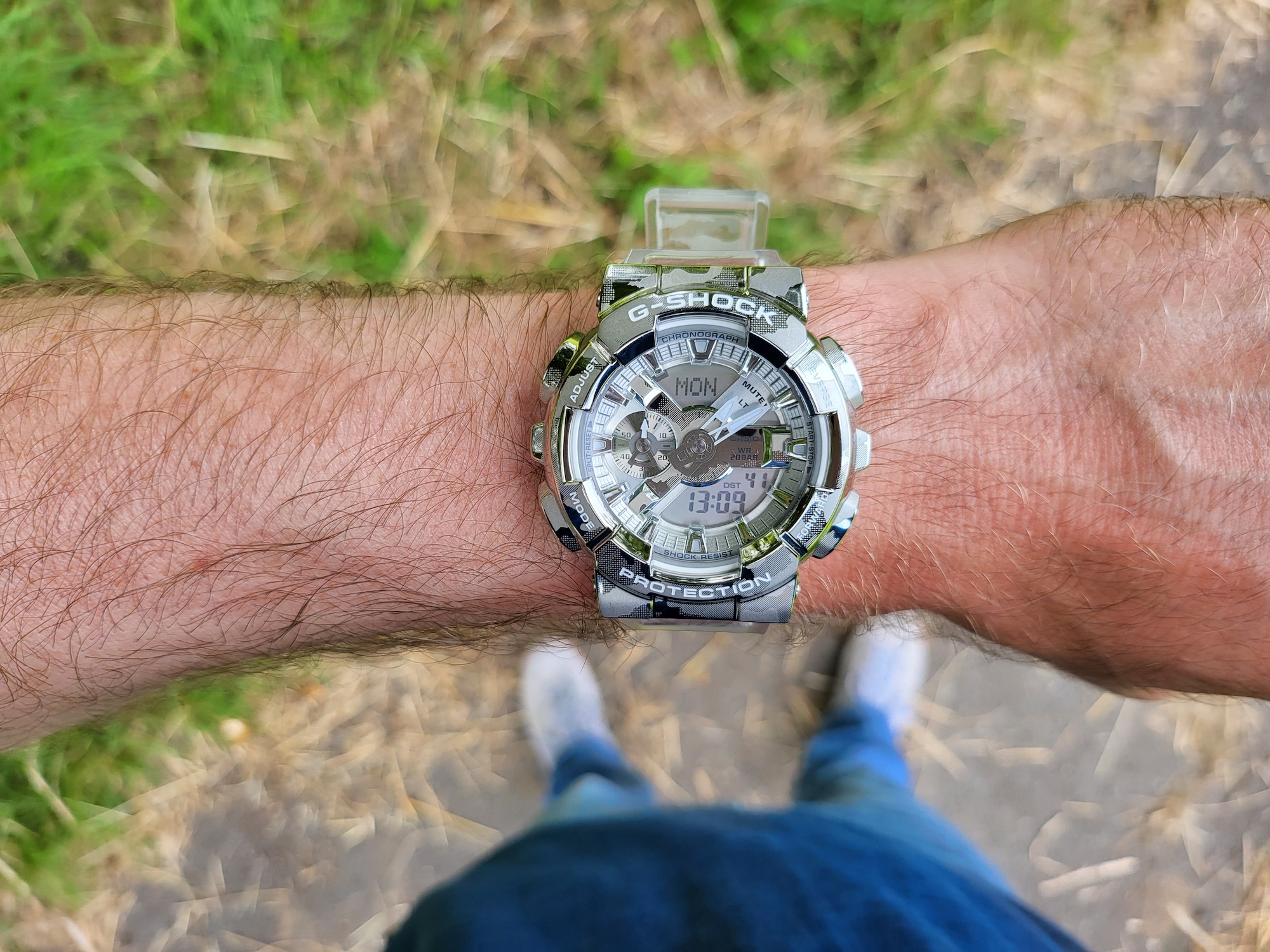 Photo of a watch taken with the Galaxy Z Fold 3.