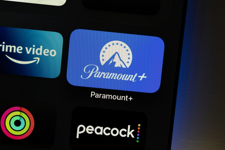 Icono de la aplicación Paramount Plus en el Apple TV.