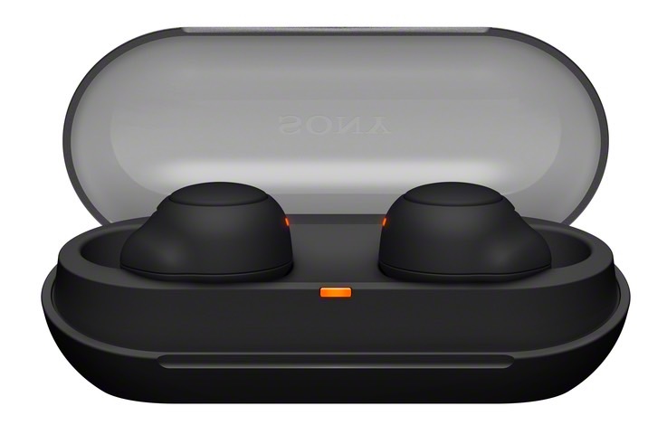 Sony's CF-500 true wireless earbuds.