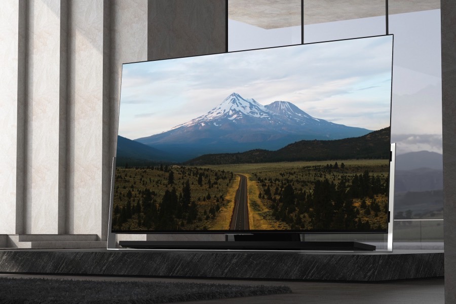 TCL 85-inch X9 8K OD Zero mini-LED Google TV.