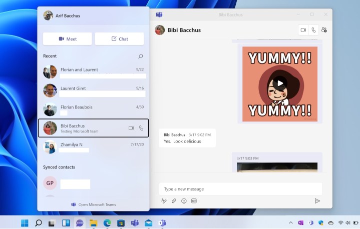 Chat in Microsoft Teams.