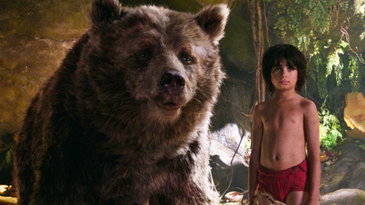 Bill Murray and Neel Sethi in The Jungle Book.