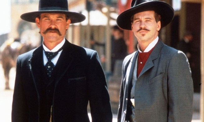 Kurt Russell and Val Kilmer in Tombstone.