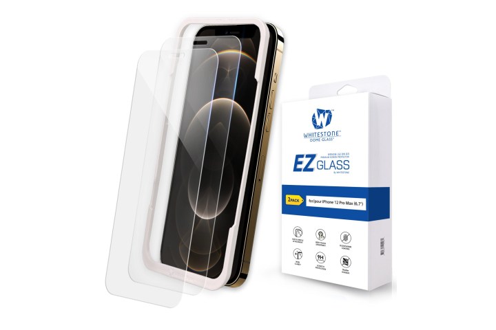 Whitestone Dome iPhone 12 Pro Max EZ Tempered Glass Screen Protector.