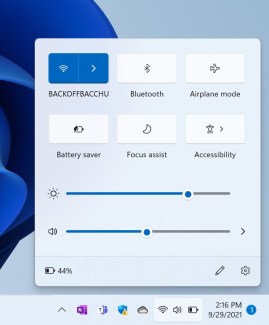 windows 11 quick settings - Recensione di Windows 11: è arrivata una nuova era