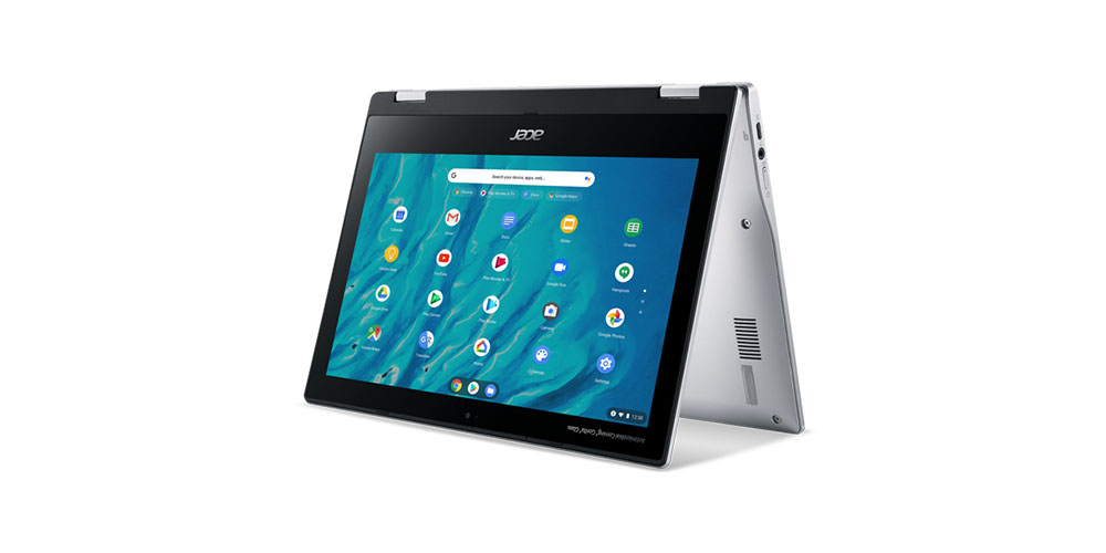 সাদা পটভূমিতে Acer Chromebook Spin 311।