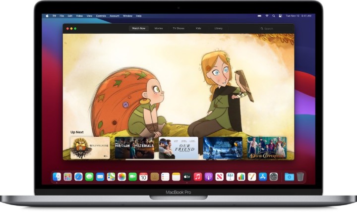 Apple TV+ su MacBook.