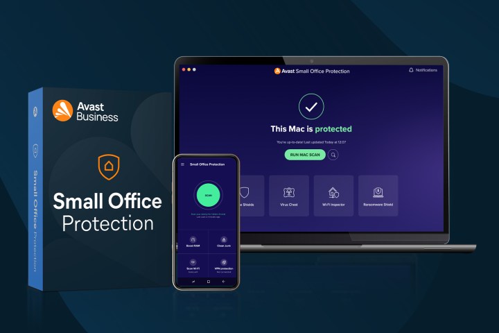Avast Small Office Protection on multiple devices.