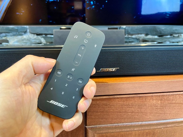 Bose Smart Soundbar 900 remote control.