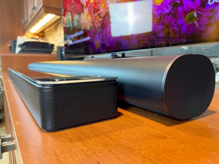 Bose Smart Soundbar 900 seen with Sonos Arc.
