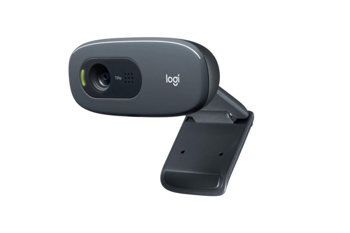 Logitech C270 HD webcam on a white background.