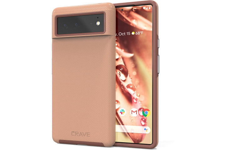 Crave dual guard case for google pixel 6 in blush pink.