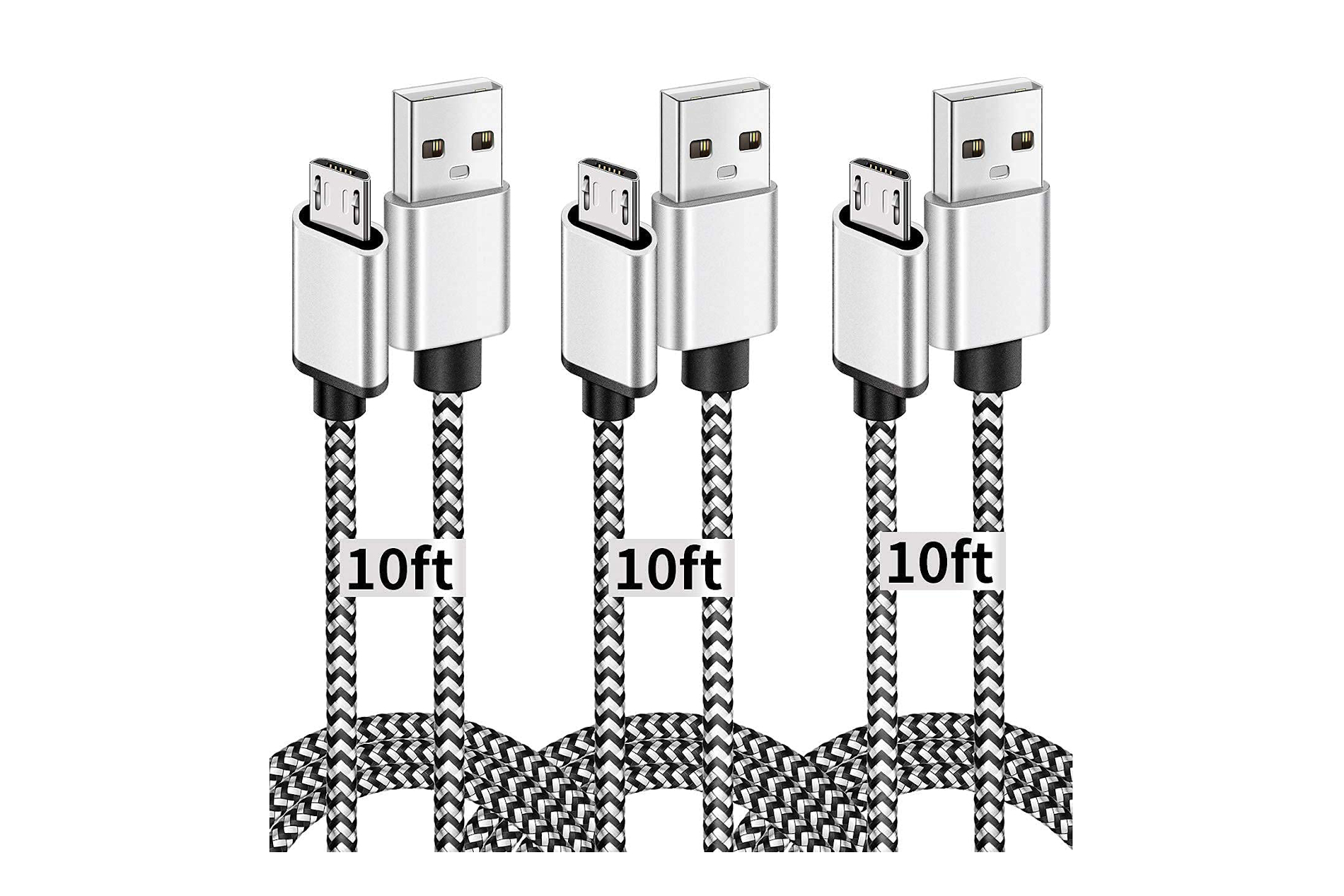 Micro USB Cable for Xbox One Controller Charging (10ft) 