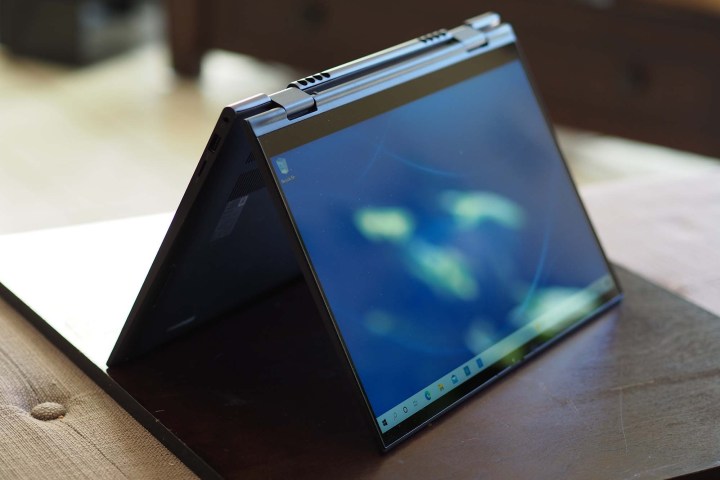 Dell Inspiron 14 2-in-1 folded in a tent fold.