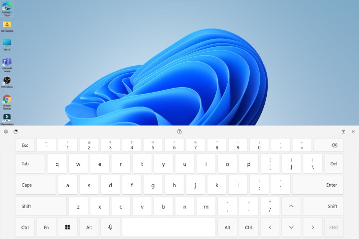 English USA keyboard layout.