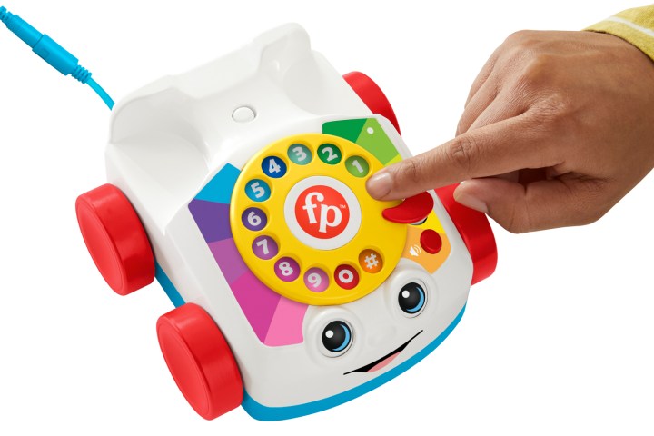 Image of Fisher-Price Chatter Telephone rotary dial.