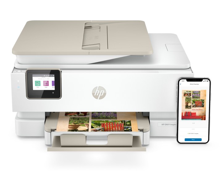 HP's Envy Inspire 7900e works with a companion mobile app.