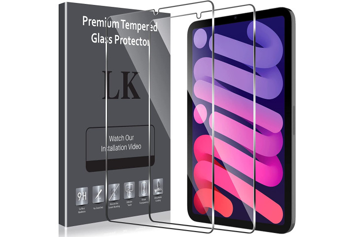 LK Tempered Glass Screen Protector for iPad Mini 6 (2021).