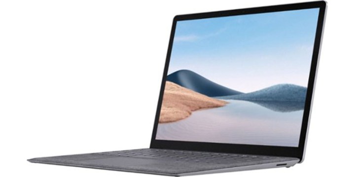Microsoft Surface Laptop 4 on white background.