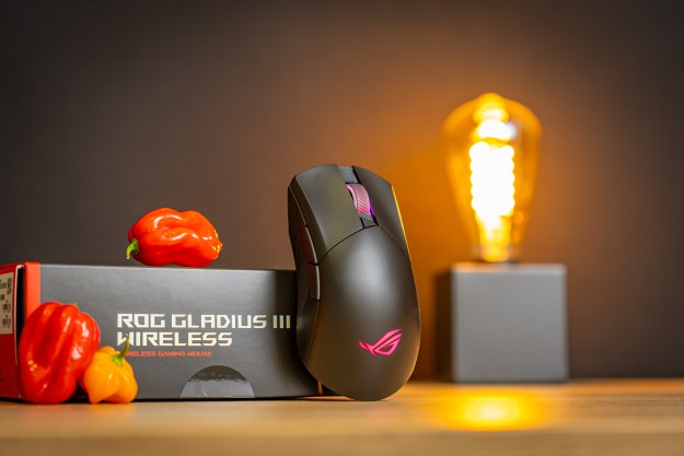 Asus ROG Gladius III with chili peppers