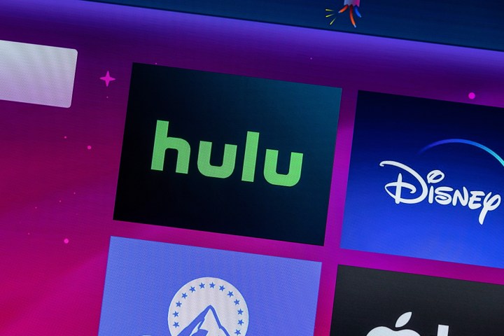 The Hulu app on a Roku smart TV.