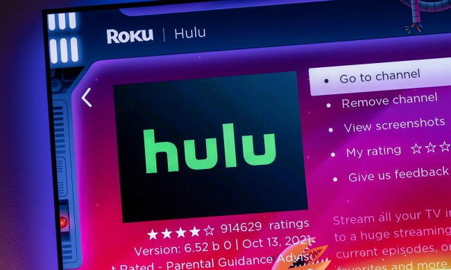 Hulu on Roku.