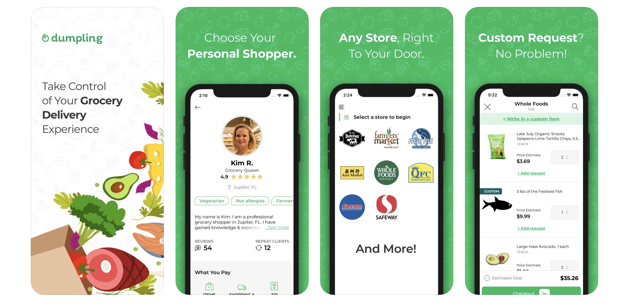 PICK•A•ROO  Grocery, Food & Shops Delivery App
