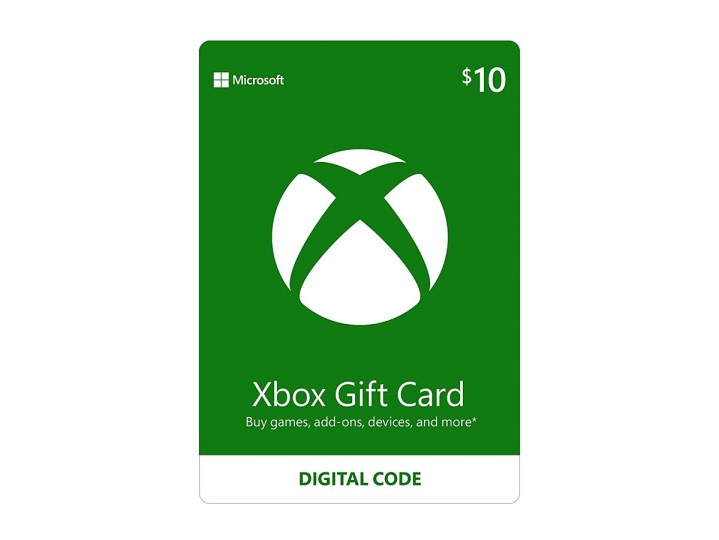 Xbox Gift Card on a white background.