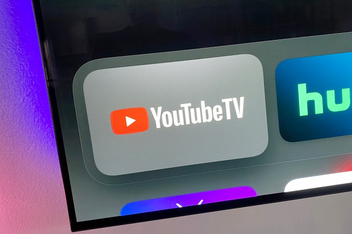 Ícone do app YouTube TV na Apple TV.