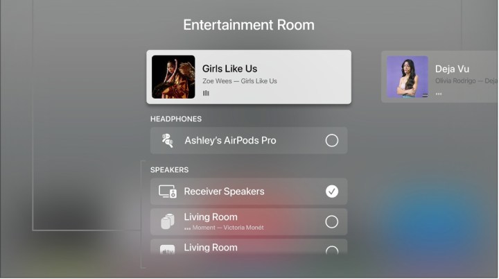 как подключить airpods аудио соединения Apple TV