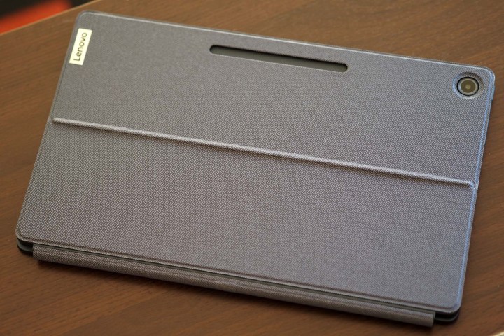 The Asus ZenBook 14X OLED in its case.