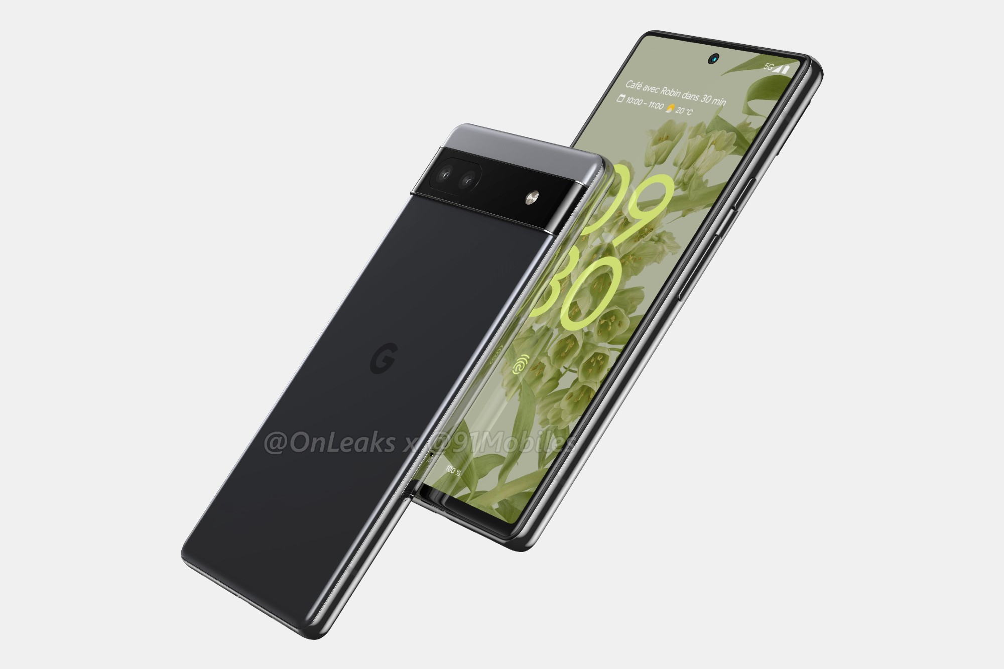 The first renders of the Google Pixel 6a.