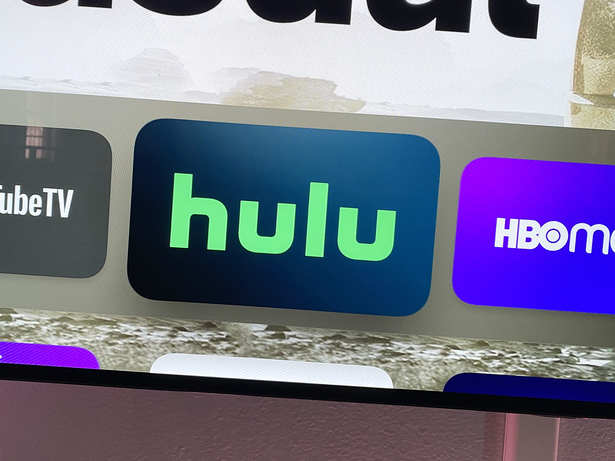 Hulu on Apple TV.