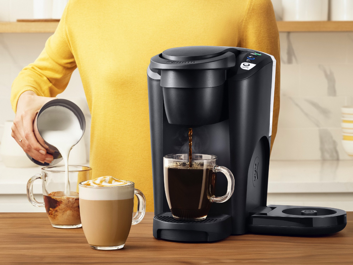 Keurig K-cup Coffee Machine With Milk Frother And Cleaning