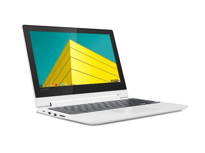 Lenovo Chromebook Flex 3 11 inch Laptop in white.
