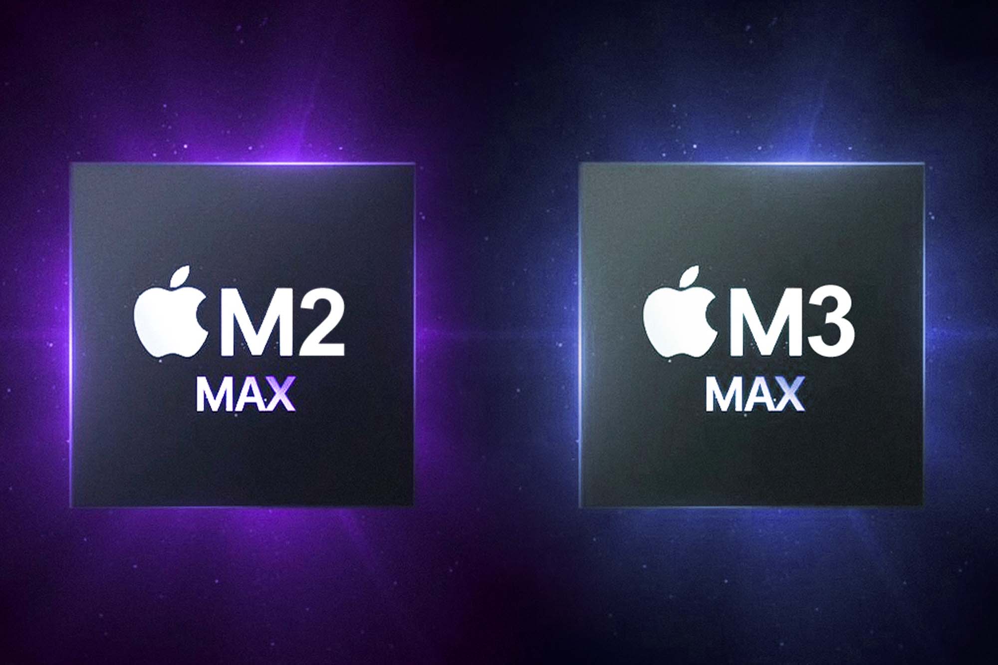 Imagem conceitual do Apple M2 Max e M3 Max.