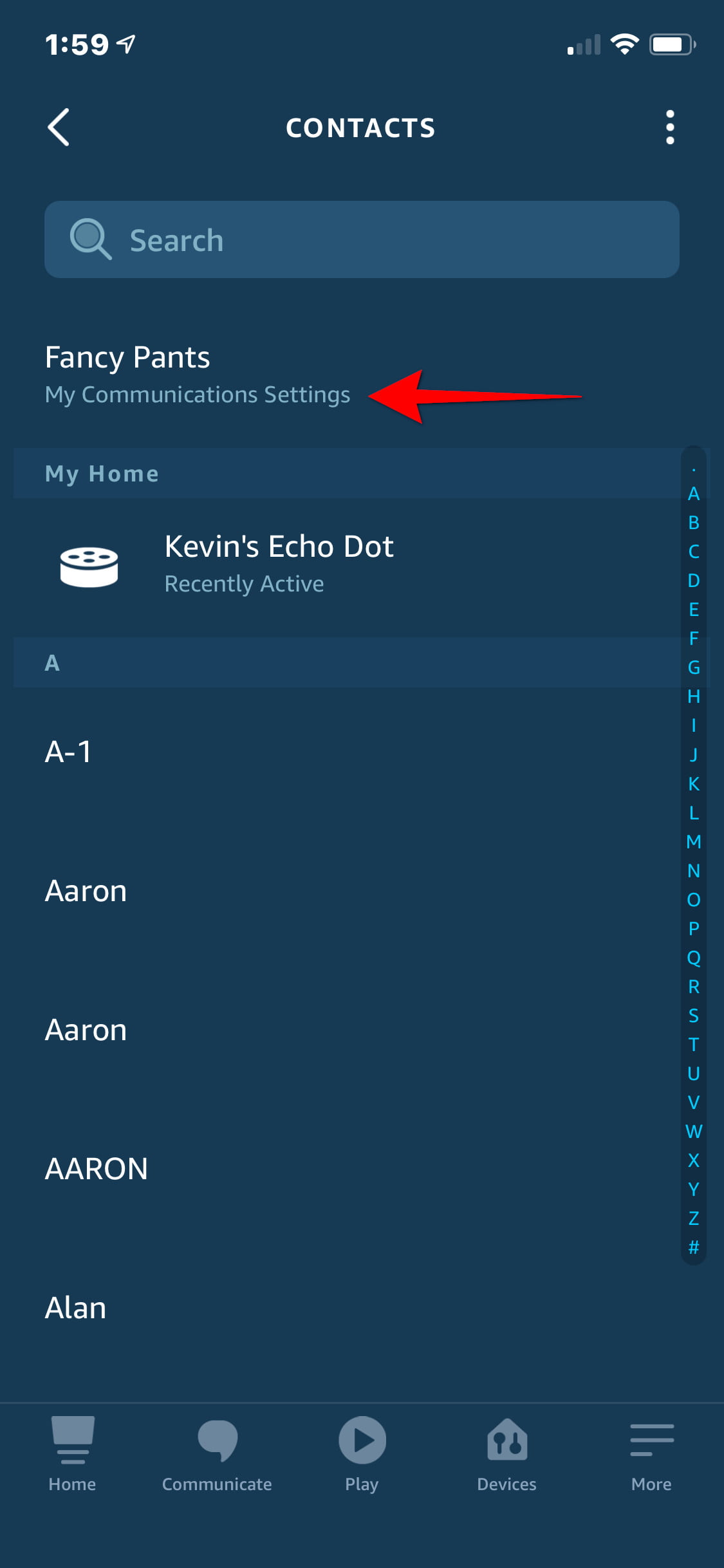 Hvordan får jeg Alexa til å slutte å si navnet mitt?