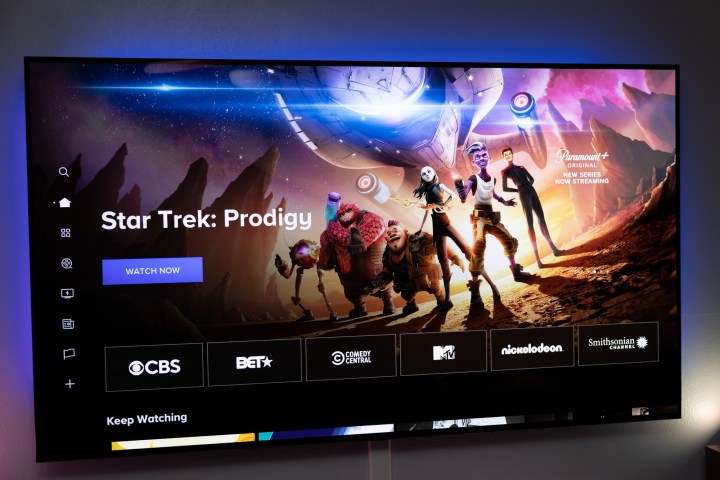 Una pantalla de Paramount Plus con el programa Star Trek: Prodigy. 