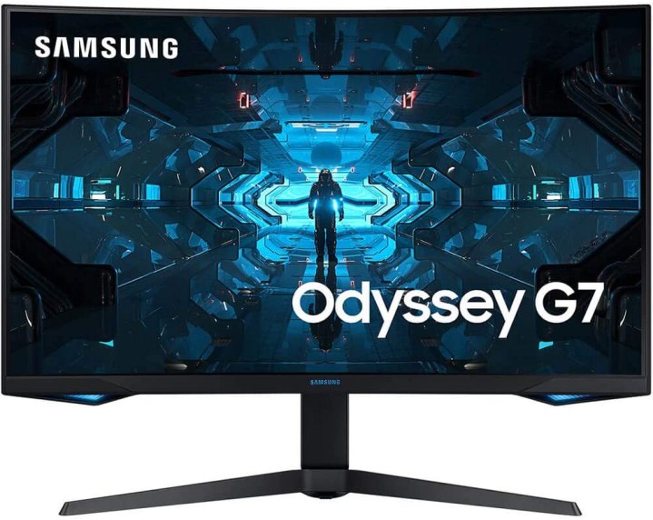The Samsung Odyssey G7 LC27G75TQSNXZA monitor.