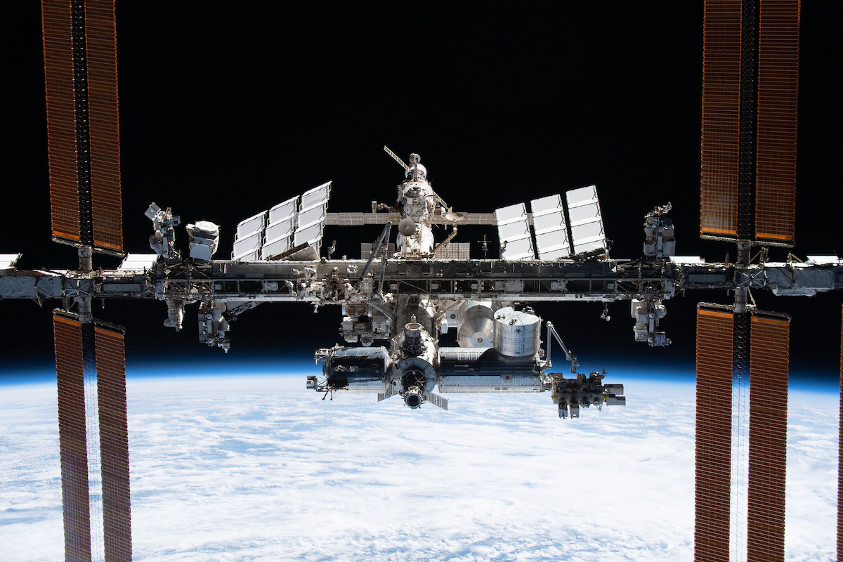 Space Station received special visitors 22 years ago
today