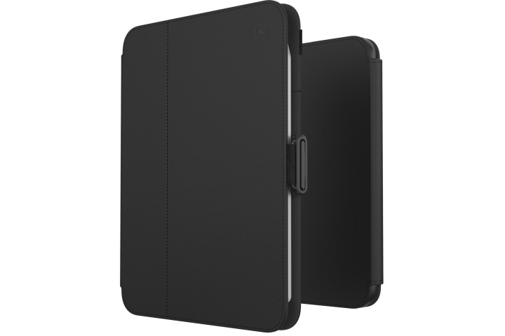 Speck Balance Folio Case in black on the iPad Mini 6.