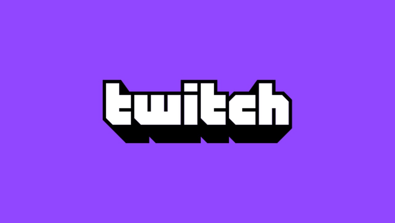 El logotipo de Twitch.