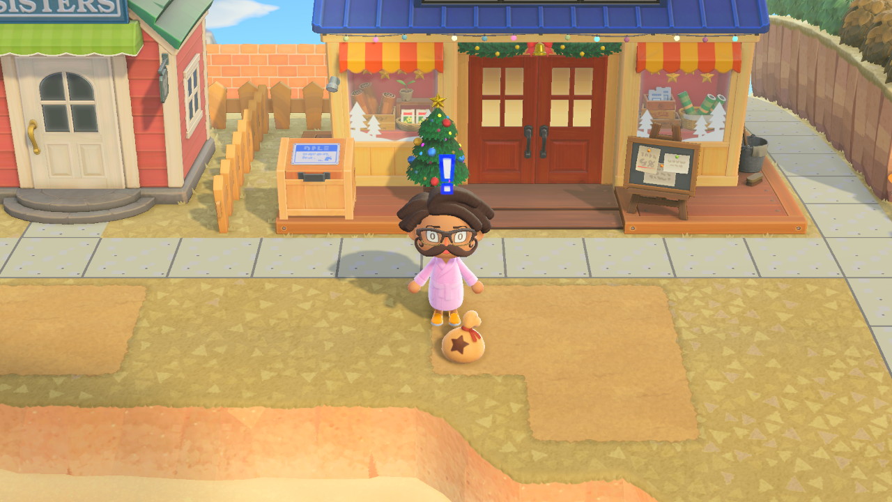 C.J. was shopping at my Bait & Tackle Shop! : r/AnimalCrossing