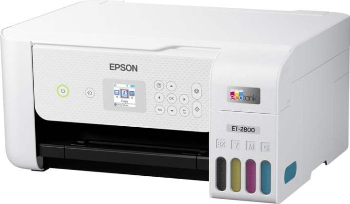 Epson's all-in-one EcoTank saves money with refillable ink instead of cartridges.